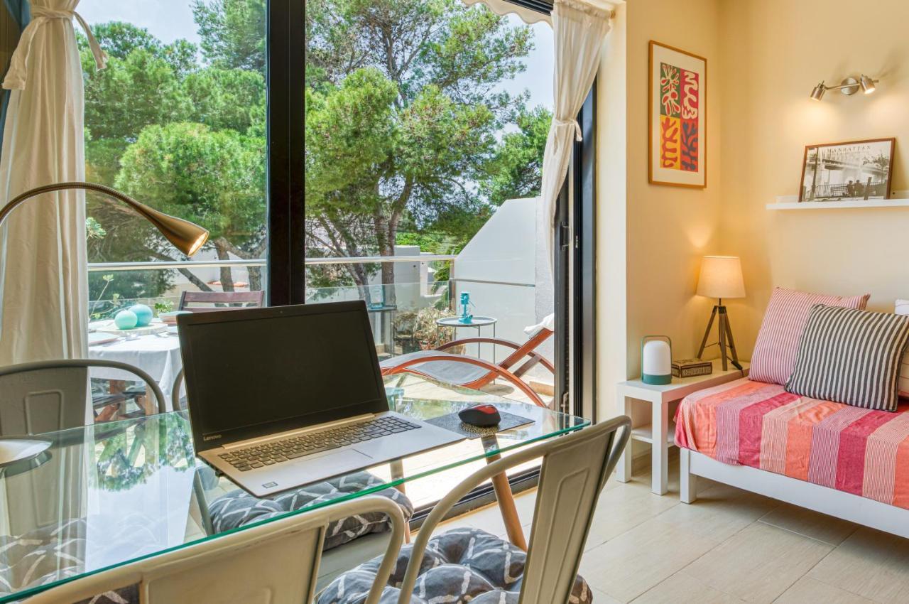 Atico Playa Santandria Con Piscina Y Wifi Villa Ciutadella  Luaran gambar