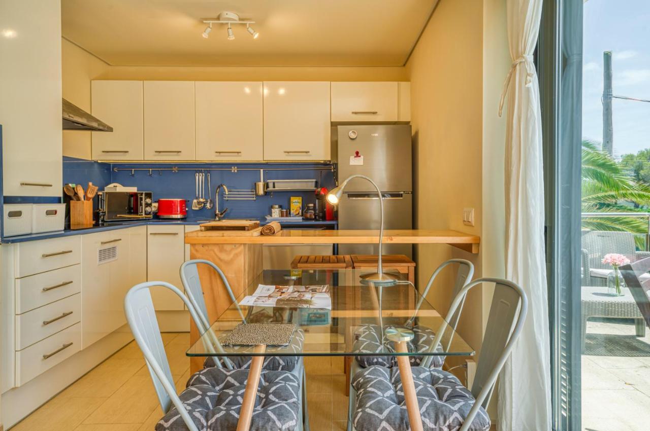 Atico Playa Santandria Con Piscina Y Wifi Villa Ciutadella  Luaran gambar